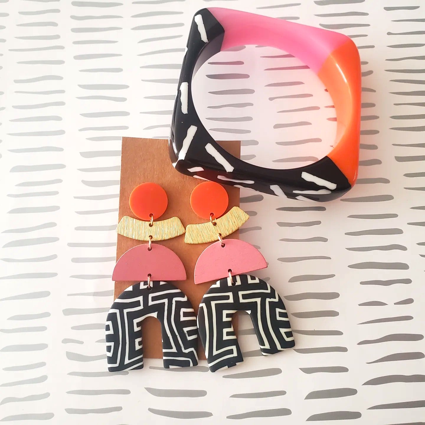 Tribal Collection Bracelet and Earring Set